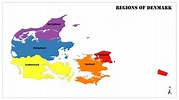 Regions of Denmark | Mappr