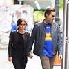Jim Carrey et sa compagne Cathriona White, dans les rues de Manhattan à ...