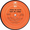 Jesse Ed Davis - Keep Me Comin' - Used Vinyl - High-Fidelity Vinyl ...