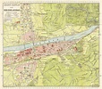 Old map of Heidelberg in 1927. Buy vintage map replica poster print or ...