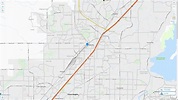 Roseville California Map and Roseville California Satellite Image