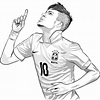 Neymar Coloring Pages at GetColorings.com | Free printable colorings ...