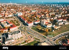 Grodno, Belarus. Aerial Bird's-eye View Of Hrodna Cityscape Skyline ...