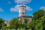 El Castillo En Ruinas De Stegeborg En Suecia Imagen de archivo - Imagen ...