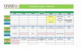 Marketing Calendar Template Excel Free ~ Collection of Free PDF Word ...