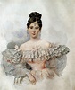 1832 Natalia Pushkina by Alexander Brullov (Pushkin Museum, Moskva ...
