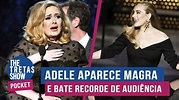 ADELE APARECE MAGRA NA TV AMERICANA E BATE RECORDE DE AUDIÊNCIA - YouTube
