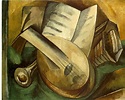 Musical Instruments, 1908 - Georges Braque - WikiArt.org
