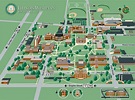 Wesleyan University Campus Map – Map Vector