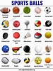 35 Sports Balls Around the World with Pictures - English Study Online