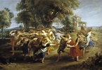 Danza de personajes mitológicos y aldeanos [Rubens] - Museo Nacional ...