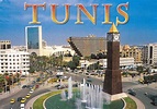 A Journey of Postcards: Tunis, the Capital of Tunisia