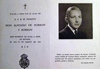 Esquela de Alfonso de Borbón, hermano del rey Juan Carlos I | Coral ...