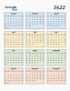 Calendar for Year 1622