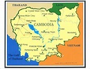 kampot and sihanoukville in a map of cambodia - Google Search ...