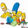 How to draw the Simpsons family together - SketchOk
