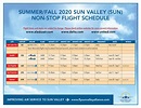 2020 Summer & Fall Flight Schedule - FMA