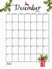 print december calendar calendar printables free blank - december ...