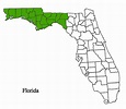 Map Of Florida Panhandle Counties - Map