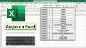 Como Usar los Atajos en el Teclado mas útiles para en Excel ( Todos los ...