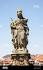 Statue der Kaiserin Kunigund, Cunegonde auf der unteren Bruecke Brücke ...