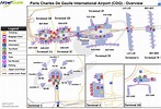 Paris - Charles de Gaulle International (CDG) Airport Terminal Maps ...
