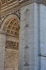 Inscriptions on l'Arc de Triomphe, Paris | The walls and pil… | Flickr
