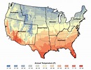 Temperature Map Of The United States - Map