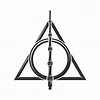Premium Vector | Deathly hallows a symbol from the harry potter book a ...