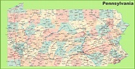 Map Of Pennsylvania Cities And Counties - Europe Capital Map