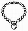 Necklace Coloring Page Useful As Book For Kids Sketch Coloring Page