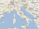 Salerno Map - Italy