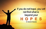 Messages of Hope : Inspirational Hope Quotes - WishesMsg