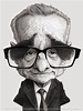 Scorsese | Celebrity caricatures, Caricature sketch, Funny caricatures