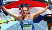 Sandra Perković won olympic gold medal in discus throw at the 2016 ...