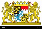 Wappen des Freistaates Bayern Stockfotografie - Alamy