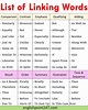 List of Linking Words in English with Examples - EnglishPoint247