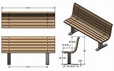 Outdoor Bench Dimensions | Bruin Blog
