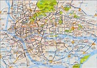 Detailed Tourist Map of Guangzhou City in English & Chinese - Easy Tour ...