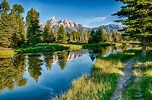 mountains, Scenery, Rivers, Trees, Nature Wallpapers HD / Desktop and ...