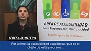 UNR - Entrevista a Teresa Montero - Proyecto de Accesibilidad Académica ...