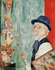 Oil Painting Replica Self-Portrait with Masks, 1899 by James Ensor ...
