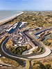 Vertical Aerial Shot of Zandvoort Formula 1 Circuit in Preparation for ...