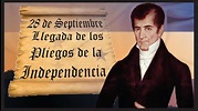 28 de septiembre llegada de los pliegos de la independencia - YouTube