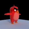 Angry Birds Red 3D model | CGTrader