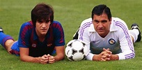 Marcos Alonso Peña junto a su padre Marquitos. | Alonso, Fútbol, Fotos ...