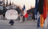 Albertville, France, hosted in 1992, when human snow globes walked the ...