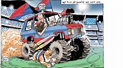 Cartoonist Mark Knight celebrates the start of the 2022 AFL season ...