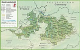 Canton of Basel-Landschaft map with cities and towns - Ontheworldmap.com