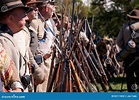 Confederate Soldiers with Rifles Editorial Stock Image - Image of ...